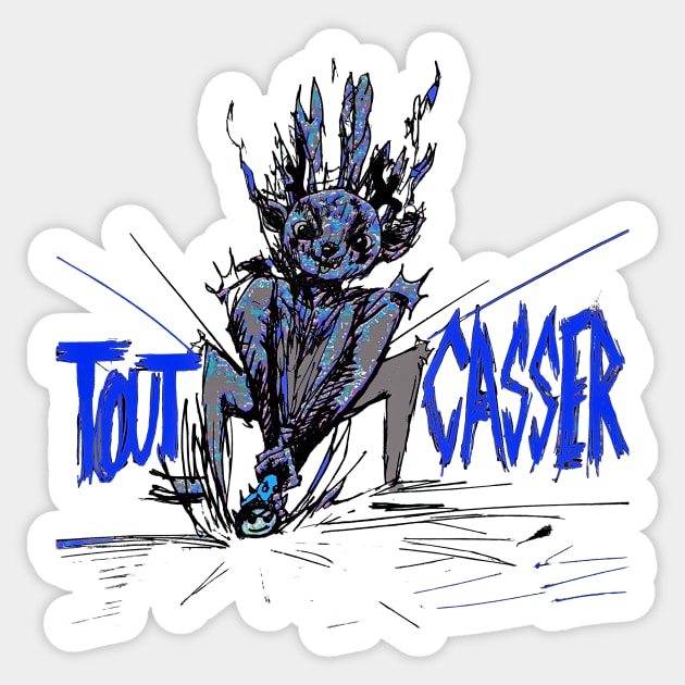 Gringus2000 Tout Casser Inspired Design for Fans Sticker by Art4Music